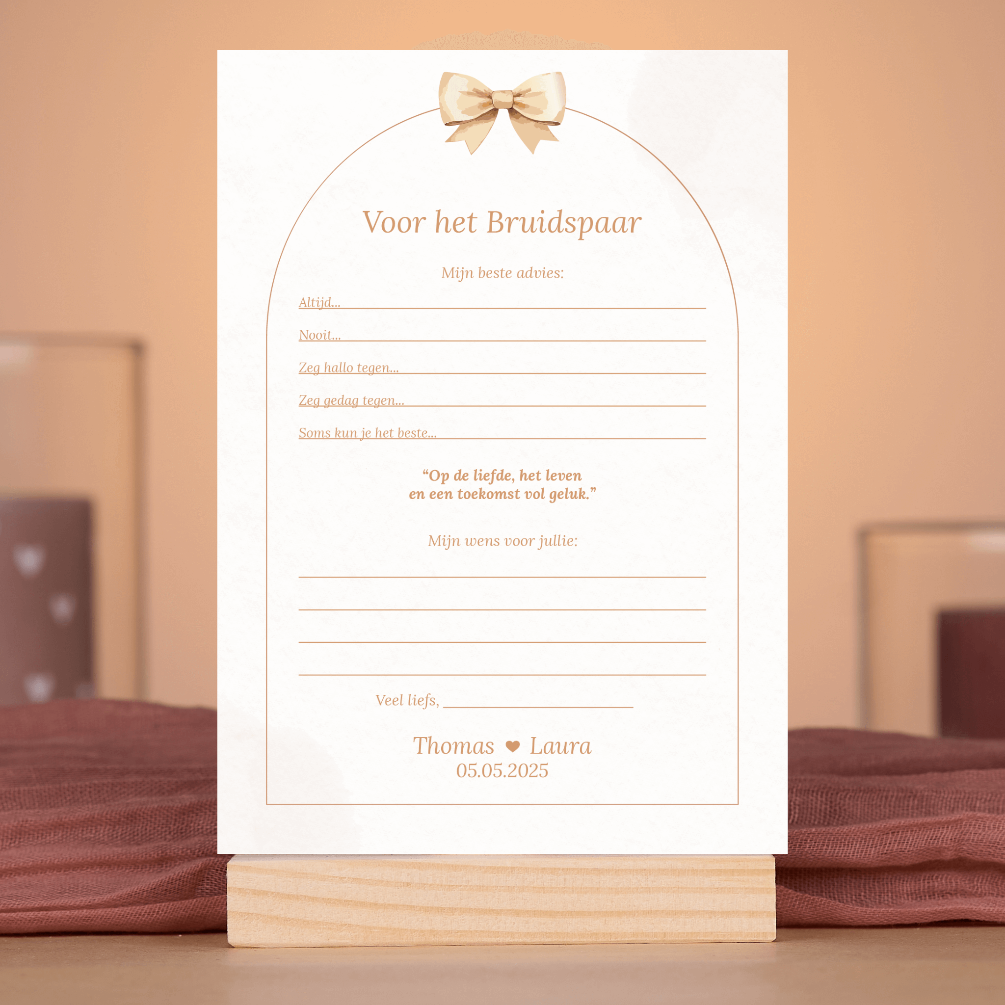Voor het Bruidspaar - Boho