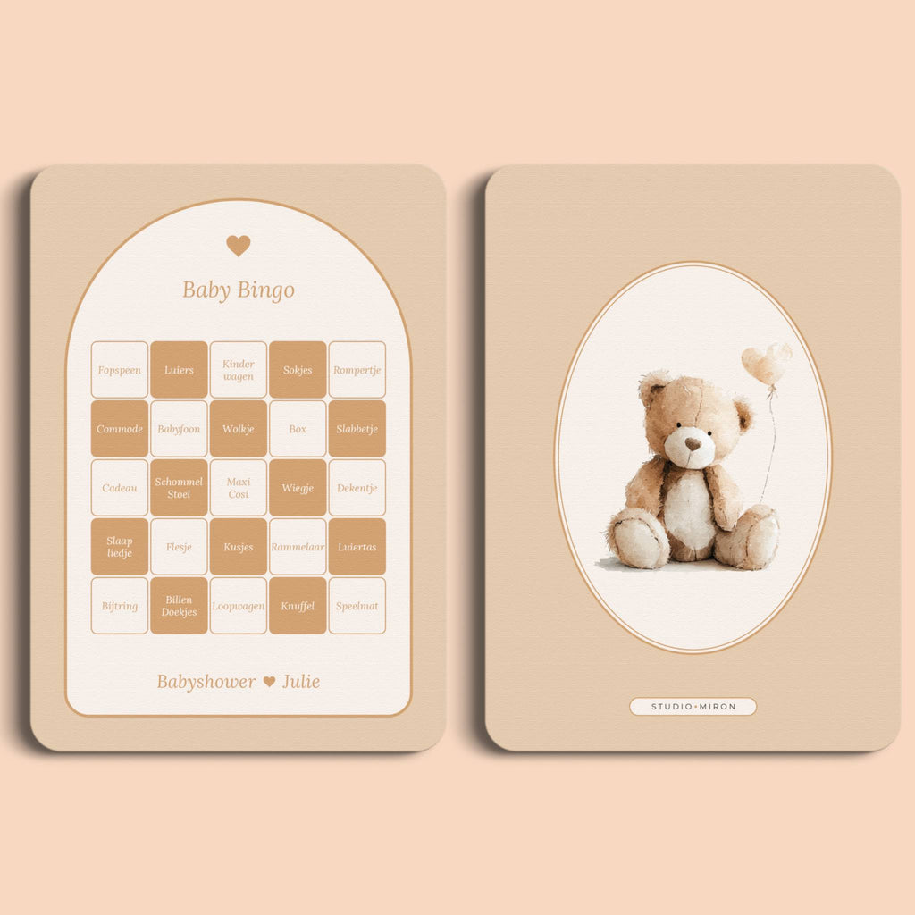 Baby Bingo | Boho Zand met Beertje