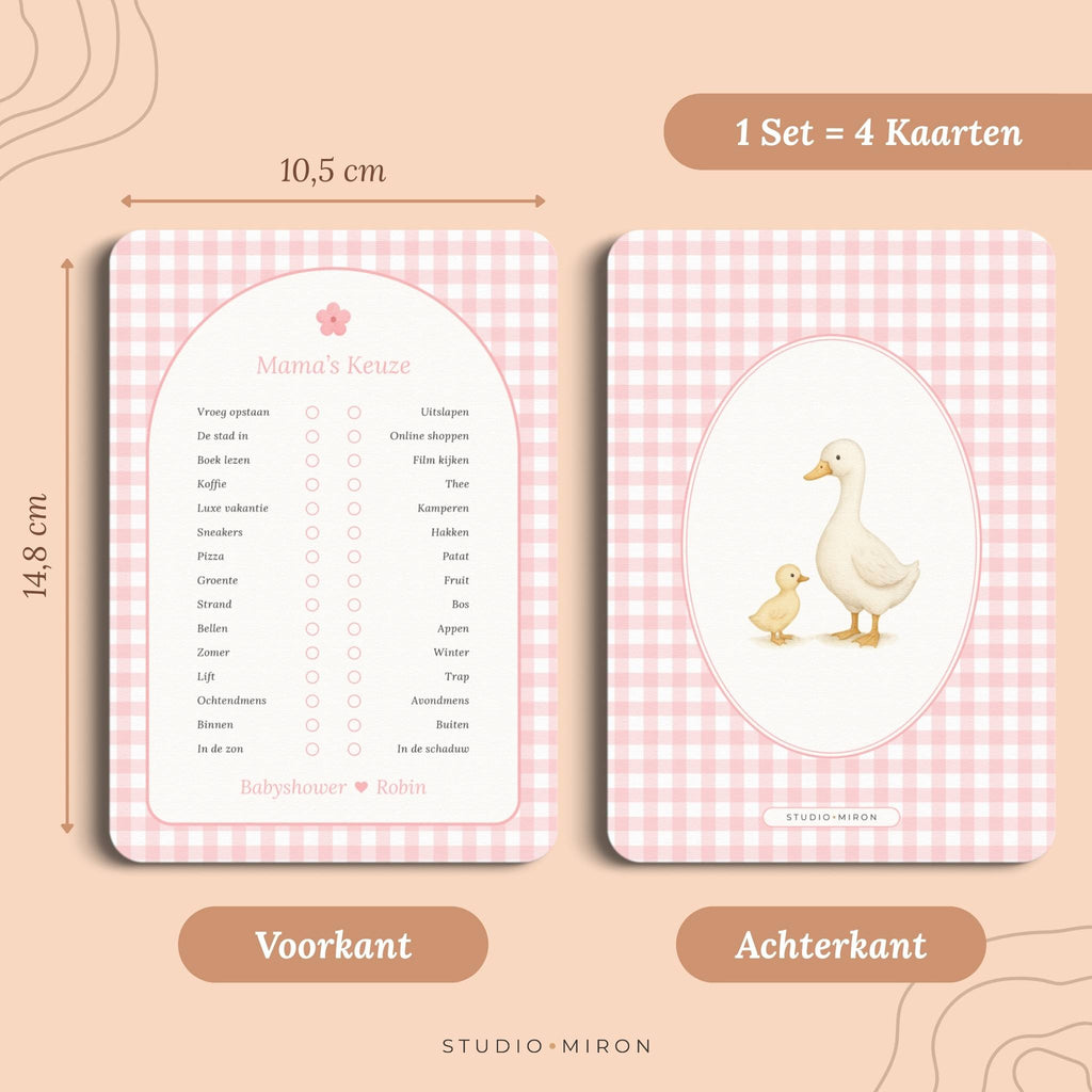 Spellenpakket 2 | Gingham Roze